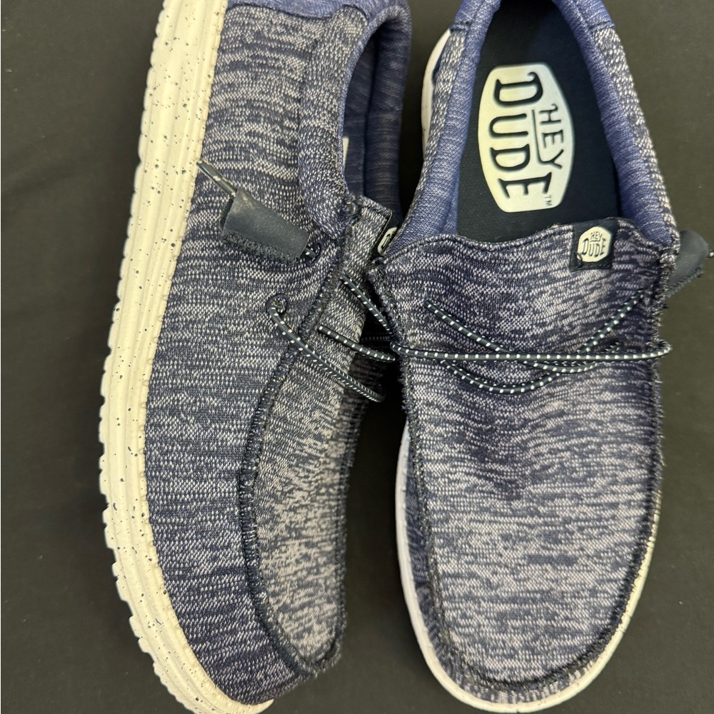 Hey Dude Men's Navy Slip-On Loafers - Picture 2 of 6